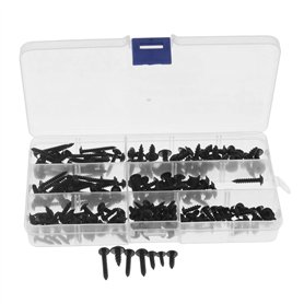 OTOTEC 210 pcs Assortiment de vis à tôle en Acier Inoxydable Vis Auto-taraudeuses Pozi Bride Tête bombée kit