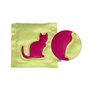 4cats Coussin Motif Oreiller Herbe à Chat pour Chat Multicolore, Différents Coloris