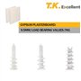 T.K.Excellent Cheville placo,Cheville placo charge lourde, incluant 50 Stück Chevilles pour Plaque de Plâtre,50 Vis à Tête Cruci