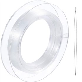 200 m Chaîne de Fil en Nylon Invisible Transparent pour Décoration de Noël