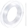 200 m Chaîne de Fil en Nylon Invisible Transparent pour Décoration de Noël