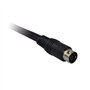 WICAREYO 1,8 m Câble Audio Vidéo AV 9 broches,Compatible pour Mega Drive 2 et 3