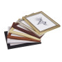 WOLTU Lot de 5 Cadre Photo 13x18cm Cadre en Bois Massif avec Passe Partout, Suspendre Horizontalement ou Verticalement, Décorati