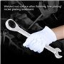12 Pièces Clés Plates à Cliquet, Cles à Fourches en Acier au Chrome Vanadium 8-19mm, Bricolage Jeu de Clefs Mixtes Outils avec V