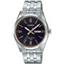 Casio MTP1335D-1A2V Men's Stainless Steel Black Dial Analog Day Date Dress Watch