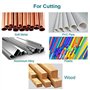 Lot de 6 lames de scie rotative pour scie à disque en acier avec mandrin de 1/8" pour Couper Bois, Plastique et Métal souple(Les