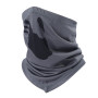 QCHOMEE Cache-Cou Col Nez Unisexe Masque Tour de Cou Moto Chaud Couvre-Cou Hiver Anti-Vent Foulard Tube Eté Extérieur Anti-UV Re