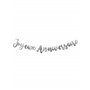 Guirlande Joyeux Anniversaire Argent