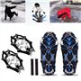 19 Dents Crampons de Glace Universelles Glace Traction Antidérapant Grips Crampons pour Chaussures pour