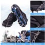 Crampon pour Chaussure, 19 Dents Crampons de Glace Universelles Glace Traction Antidérapant Grips Crampons pour Chaussures pour 
