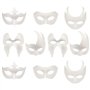 Xinlie Masque Blanc Non Peint