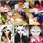 Xinlie Masque Blanc Non Peint, Masques de Bricolage Masques Masques Masques de Partie de Masques anonymes pour Peindre des Enfan