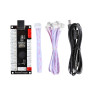 Hikig Kit de Jeux d'arcade pour 2 Joueurs, 20 Boutons à LED + 2 Joystick + 2 encodeurs USB pour PS3, PC, Mame, Raspberry Pi, Cou