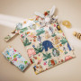 HBselect 2 PCS Sac à Couche de Bébé Sacs à Couche à Fermeture Eclair Etanche Réutilisable Lavable Double Fermeture Eclair Printi