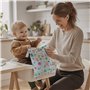 HBselect 2 PCS Sac à Couche de Bébé Sacs à Couche à Fermeture Eclair Etanche Réutilisable Lavable Double Fermeture Eclair Printi