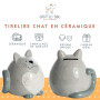 SPOTTED DOG GIFT COMPANY Tirelire Enfant, Céramique Tirelire Originale pour Filles Garçons et Adulte, Mignon Chat Themé Maison C
