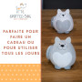 SPOTTED DOG GIFT COMPANY Tirelire Enfant, Céramique Tirelire Originale pour Filles Garçons et Adulte, Mignon Chat Themé Maison C