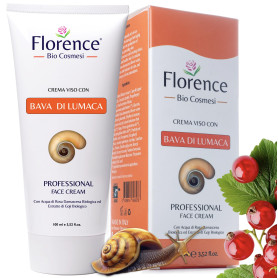 100ml. Crème Escargot Visage á l'ACIDE Hyaluronique Vitamine C. Soin Visage et Contour des yeux Certifié Biologique. Crème Anti
