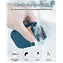 CkeyiN - Rasoir électrique pour homme - 5 têtes flottantes - Pour rasage du corps - Pour homme et femme