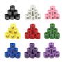 Dreamtop 450 Pcs Marqueurs de Taille en Plastique colorés pour Cintres, Séparateurs de Taille de Vêtements pour Cintres pour Cin
