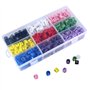 Dreamtop 450 Pcs Marqueurs de Taille en Plastique colorés pour Cintres, Séparateurs de Taille de Vêtements pour Cintres pour Cin
