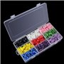 Dreamtop 450 Pcs Marqueurs de Taille en Plastique colorés pour Cintres, Séparateurs de Taille de Vêtements pour Cintres pour Cin