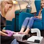 Collecteur de poussière de clou, 60W Strong Air Séchoir à air comprimé Rétractable Design de coude Fan Manucure Pedicure Machine