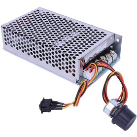 Jadeshay Variateur de Vitesse pour Moteur 10-50V DC 100A 3000W Variateur de Vitesse Regulateur de Tension Contrôleur de Vitesse