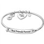 LOTUS STYLE Femme Acier Asscher no_gem Bracelet