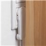 Meister 7432530 Rallonge de Contact de Protection - Connecteur Extra Plat - Câble de 5 m - Blanc - IP20 - Câble d'extension inté
