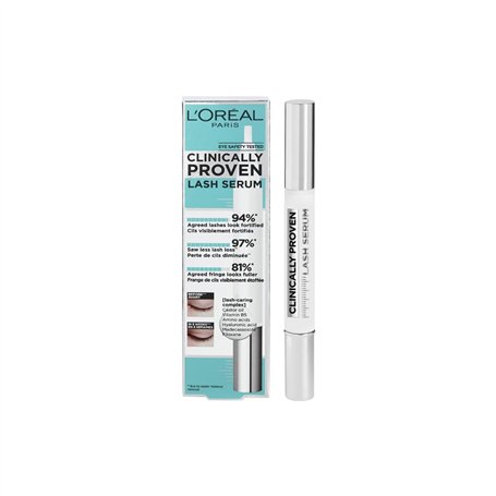 L’Oréal Paris – Sérum Soin des Cils – Acide Hyaluronique et Huile de Ricin – Clinically Proven Lash Serum – 2 ml