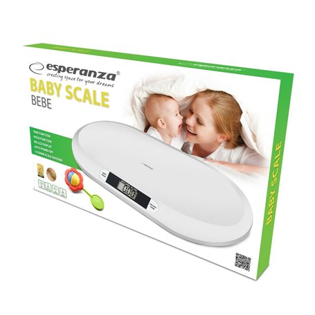 ESPERANZA Weighing scale Digital for Children BEBE EBS019 (Electronic White Color)