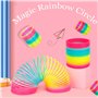 LIMEOW 2 pcs Ressort Jouet Ressort Magique Ressort Chat Rainbow Twirler Slinky Jouet Chat Ressort Petit Jouet Enfant lot Jouet M