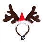 Cerceau tête de noël Chien égouttoir à Nourriture Bandeau en Bois de Chien Animal de Compagnie Animaux domestiques décor de Band
