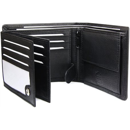 Frentree® Portefeuille pour Homme en Cuir Nappa avec Protection RFID