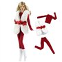 Lance Home® 5 Ensemble Vêtements d'automne Robes + Pantalon Chaussures Sac De Mode Chapeau Manches Longues Manteau pour 29cm Pou
