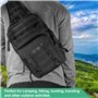 ProCase Poches de Sac à Dos de Randonnée pour Bouteille d’Eau, Porte-Bouteille Tactique Militaire avec Cordon Supérieur et Fond 