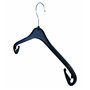 Hagspiel Lot de 20 cintres en plastique Noir 38 cm