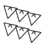 VGEBY Lot de 6 Supports triangulaires pour Boules de Billard