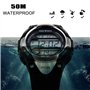Feiwen Simple Montre Bracelet de Enfants Digitale Sport LED Multifonctionnel Outdoor Militaires 50M Étanche Montres de Garçon Pl