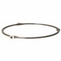 vhbw Support plateau tournant universel de 19cm pour micro-ondes compatible avec Bosch, Siemens, AEG, Severin - marron/blanc