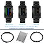 FeiWen Mode Binaire Digital Montre Bracelet de Hommes 50M Étanche Unique Rectangulaire Acier Inoxydable de la Lunette et Ruban M