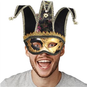 BESTOYARD Masque VéNitien Noir Pour Homme Accessoire De Carnaval Mascarade Et FêTe Cosplay IdéE Cadeau Unique