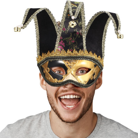 BESTOYARD Masque VéNitien Noir Pour Homme Accessoire De Carnaval Mascarade Et FêTe Cosplay IdéE Cadeau Unique
