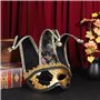 BESTOYARD Masque VéNitien Noir Pour Homme Accessoire De Carnaval Mascarade Et FêTe Cosplay IdéE Cadeau Unique