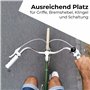 City-Bike Guidon de vélo 25,4 mm ergonomique pour vélo femme et homme Guidon de vélo argenté en aluminium rétro pour homme et fe