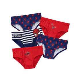 Spiderman - Pack de sous-vêtements - l'homme Araignée - Garçon - Multicolore - 6-7 Ans - lot de 5