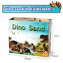 KiddosLand Sable Magique de Jeu 900g, Ensemble Classique Animaux - Dinosaure,Convient aux Enfants de Plus de 3 Ans, Cadeau Parfa