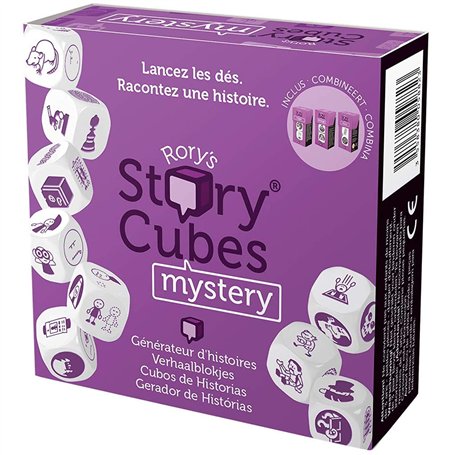 Asmodee Story Cubes: Mystery Jeu de dés Multi-Langue Multicolore (ASMRSC29ML1)