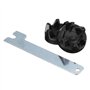FEVERWORK 2Pcs Mélangeur En Caoutchouc Coupleur Engrenage Embrayage Avec Outil De Suppression Pour Kitchenaid 9704230